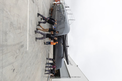 21 07 2020, La Grande Motte (FRA), Gunboat, Gunboat 68 SeaTilt out of the shed