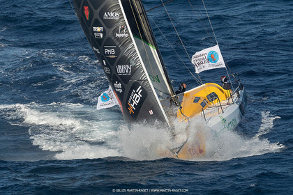 27 08 2021, Marseille (FRA), Transat Jacques Vabre 2021, Class 40, HBF-Reforest'Action (Kito de Pavant, Gwen Gbick)
