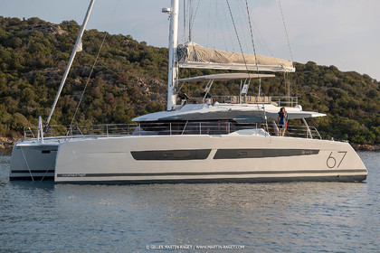 30 08 2018, Porto Vecchio (FRA, South Corsica) Chantier Fountaine-Pajot, Alegria 67
