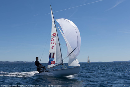 25 04 2016, Hyères (FRA,83), Jeux Olympiques Rio 2016, voile, 470, Sofian Bouvet   Jeremie Mion, SFS Voile