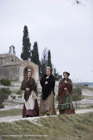 18 02 2007 - Saint Rémy de Provence - Reine d'Arles dans les Alpilles - chapelle Sainte Sixte