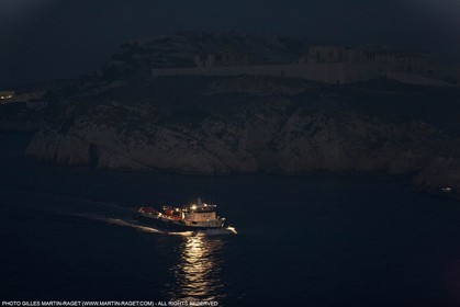 17 02 2012 - Marseille (FRA,13) - Arrivée dans le port de marseille à bord du Piana (Cie La Méridionale)