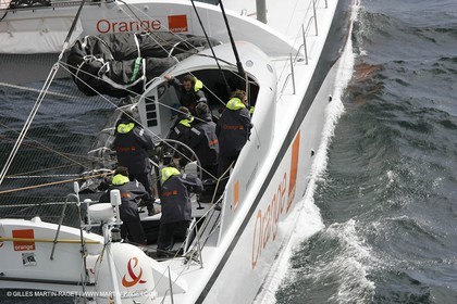 Record Atlantique 2004 - Orange II à Land's End