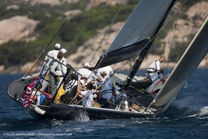18 05 2010 - La Maddalena (ITA, Sardinia) Louis Vuitton Trophy - BMW ORACLE Racing - Training