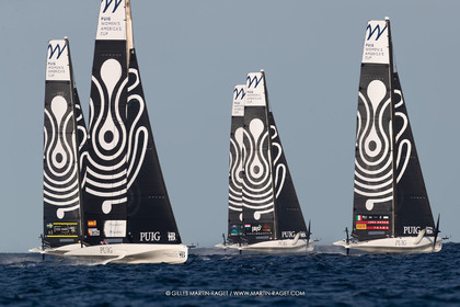 11 10 2024, Barcelona (ESP), Louis Vuitton 37th America's Cup, Puig Women America's Cup, semi finals