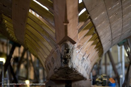 27 11 2007 - La Ciotat (FRA, 13) - Restauration de Mariska aux Charpentiers réunis