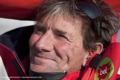 13 03 2010 -  La Grande Motte   Port Camargue (FRA) - Groupe Bel - Kito de Pavant   Sebastien Audigane training for Transat AG2R