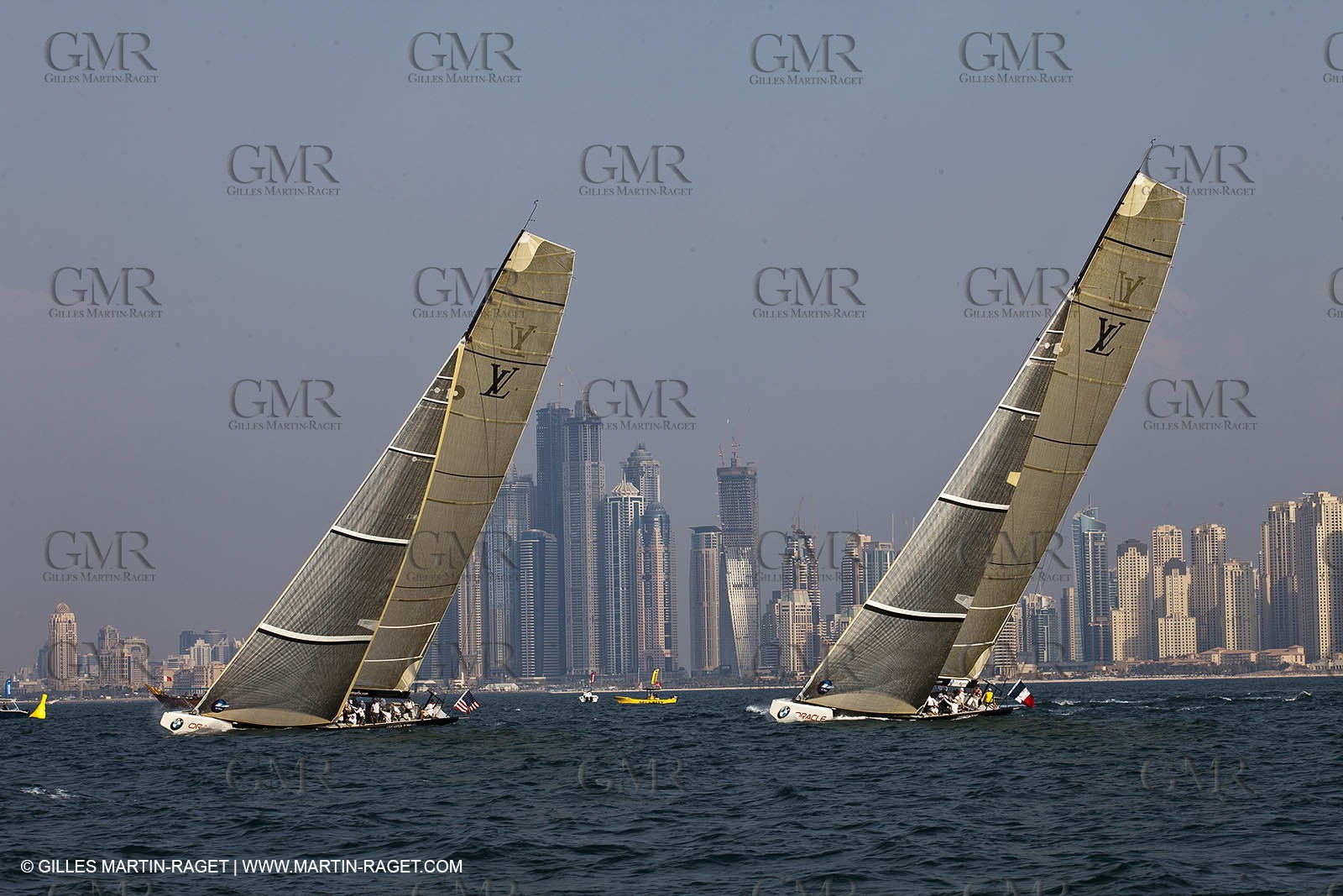 14 11 2010 - Dubai (UAE) - Dubai Louis Vuitton Trophy -  BMW ORACLE Racing - Training - Race Day 1
