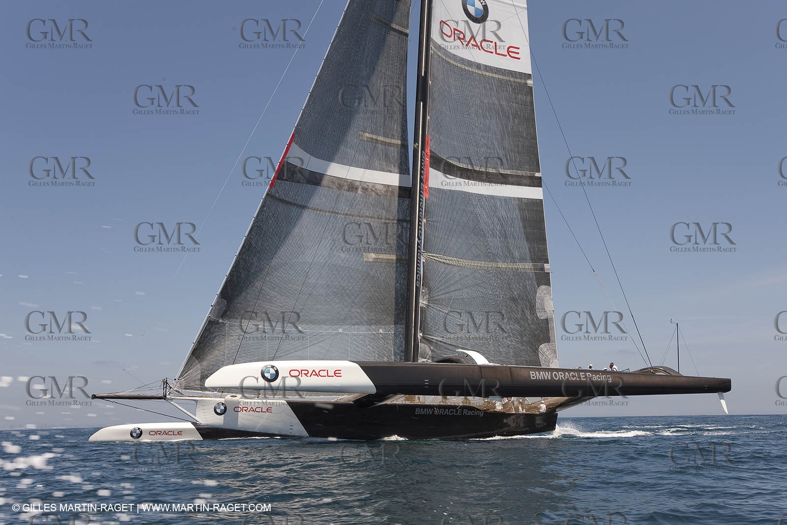 09 07 2009 - San Diego (USA,CA) -33rd America's Cup - BMW ORACLE Racing - First sea trials .of the newly modified BOR 90 trimaran