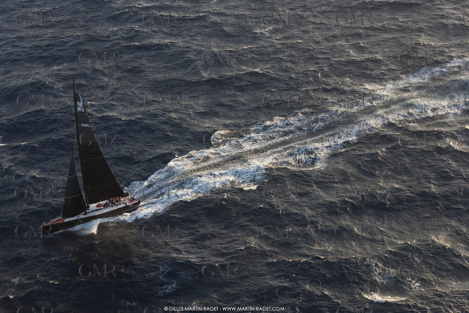 09 10 2017, Calvi (FRA,20), VOR 70 Babsy, Tentative de record autour de la Corse à la voile, skipper Franck Cammas