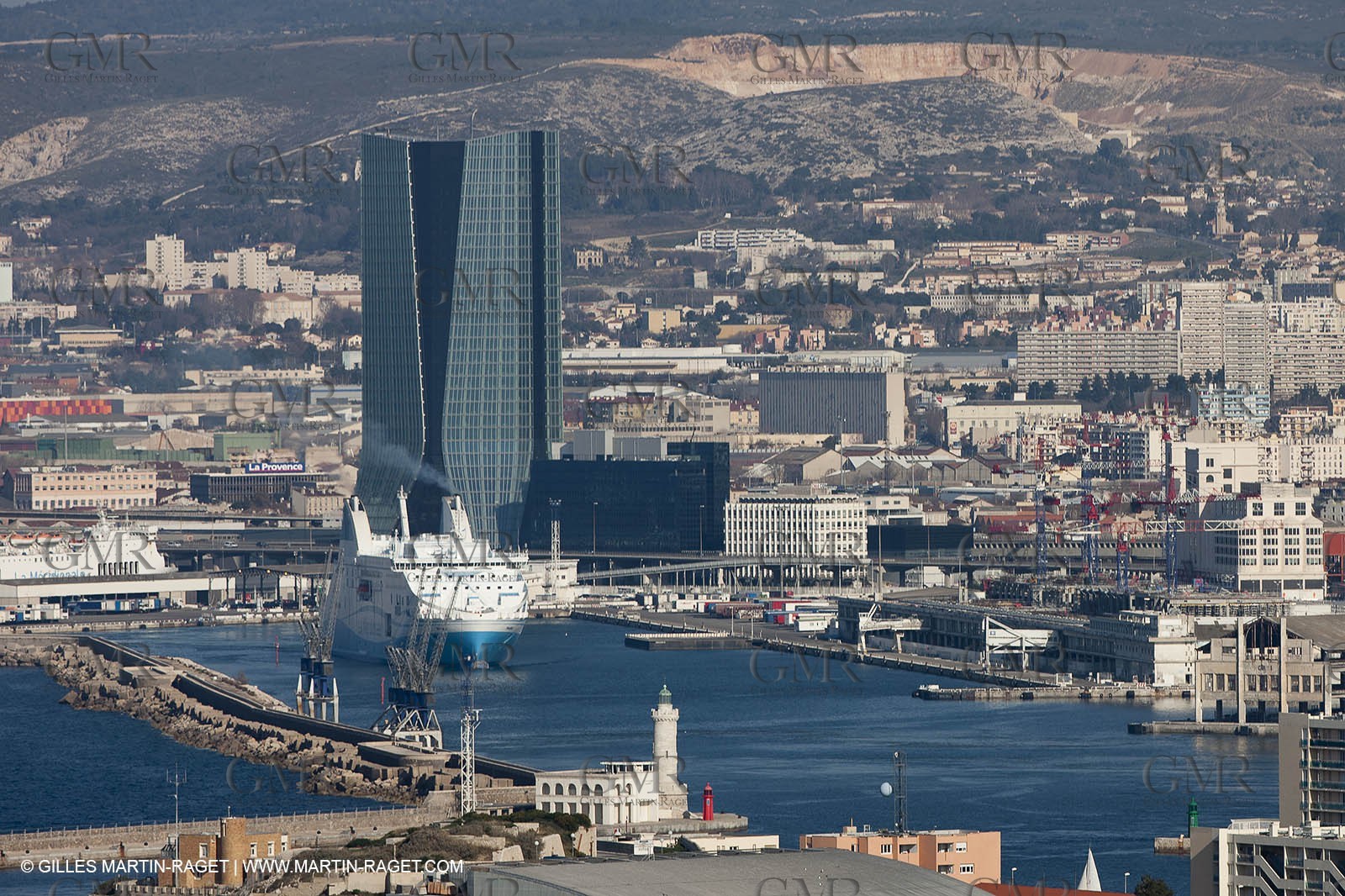 14 01 2012 - Marseille (FRA,13) - La Meridionale shipping company - the Piana off Marseille and the Calanques