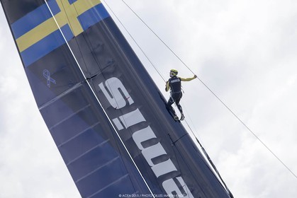 30 08 2015, Göthenburg, (SWE), 35th America's Cup, Louis Vuitton America's Cup World Series Göthenburg 2015, Race Day 2
