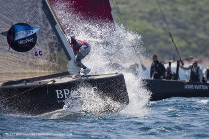 19 05 2010 - La Maddalena (ITA, Sardinia) Louis Vuitton Trophy - BMW ORACLE Racing - Training