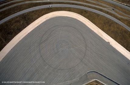 Miramas, car tyres race track