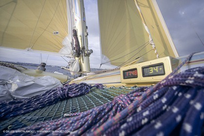Sailing, Offshore Racing, Route du Rhum 1990, Groupe Pierre 1er, Florence Arthaud