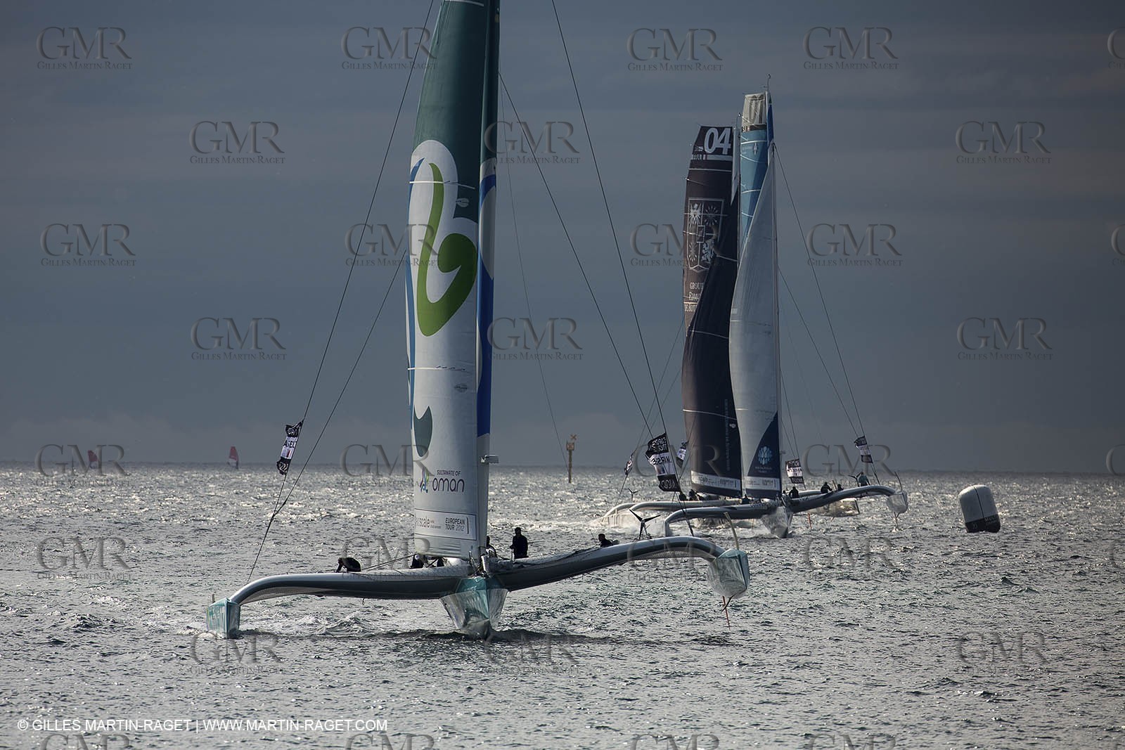 29 09 2012 - Marseille (FRA,13) - Alpari World Match Race Tour - Match Race France 2012 - Day 5 - Final Ian Williams (GBR) Vs William Tiller (NZL)