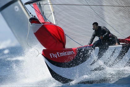 02 06 2007-Valencia (Spain)- 32nd America's Cup - Louis Vuitton Cup Final - Day 2