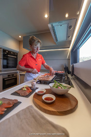 30 08 2018, Porto Vecchio (FRA, South Corsica) Chantier Fountaine-Pajot, Alegria 67