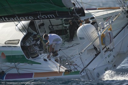 09 11 2007 - Barcelona (Spain) -  Barcelona World Race 2007 - Delta Dore (Jeremie Beyou   Sidney Gavignet)