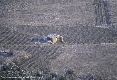 Provence under snow