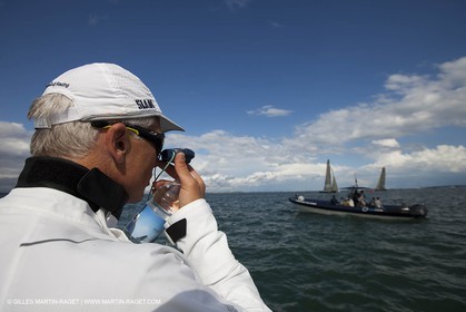 04 08 2010 - Cowes (UK, IOW) - The 1851 Cup -  BMW ORACLE Racing - Day 2