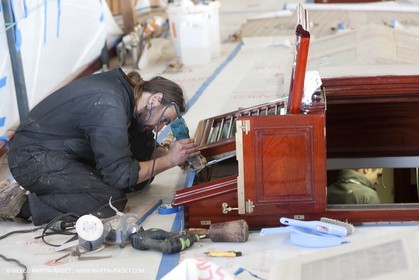 13 03 2010 - La Ciotat (FRA,13) - Mariska - finitions au Charpentiers Réunis