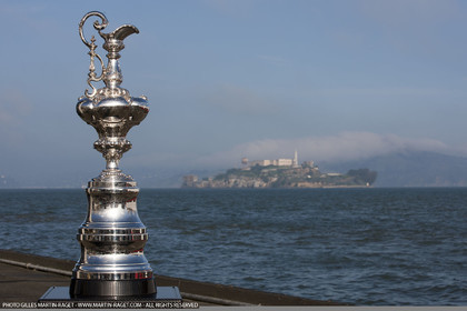 04 01 2011 - San Francisco (USA, CA) - 34th America's Cup - The America's Cup in San Francisco - Alcatraz Island