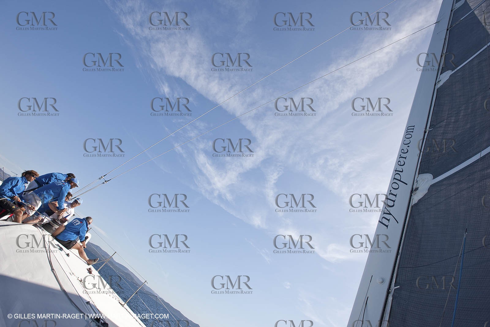 05 09 2009 - Hyères (FRA, 83) Hydroptère beat the overal sailing speed record with a run at 51,36 knts ( subjet to ratification by WSSRC)