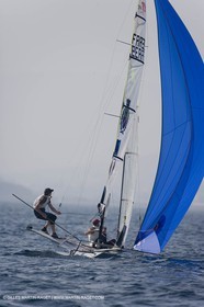 23 04 2007 - 2007 Semaine Olympique Française - Hyères (South of France) - Day 2  - Team France - 49er - LAGRAVIERE Morgan CHRISTIDIS Stephane