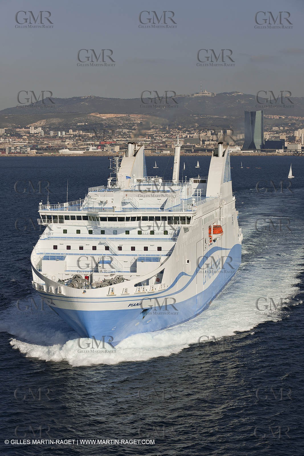 14 01 2012 - Marseille (FRA,13) - La Meridionale shipping company - the Piana off Marseille and the Calanques
