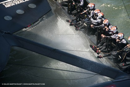 08 07 2013 - San Francisco (USA,CA) - 34th America's Cup - Louis Vuitton Cup - Round Roin - Race day 2 - Emirates Team New Zealand Vs Artemis (forfeit)
