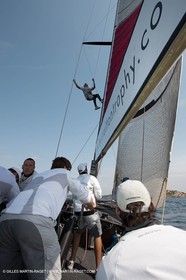19 05 2010 - La Maddalena (ITA, Sardinia) Louis Vuitton Trophy - BMW ORACLE Racing - Training