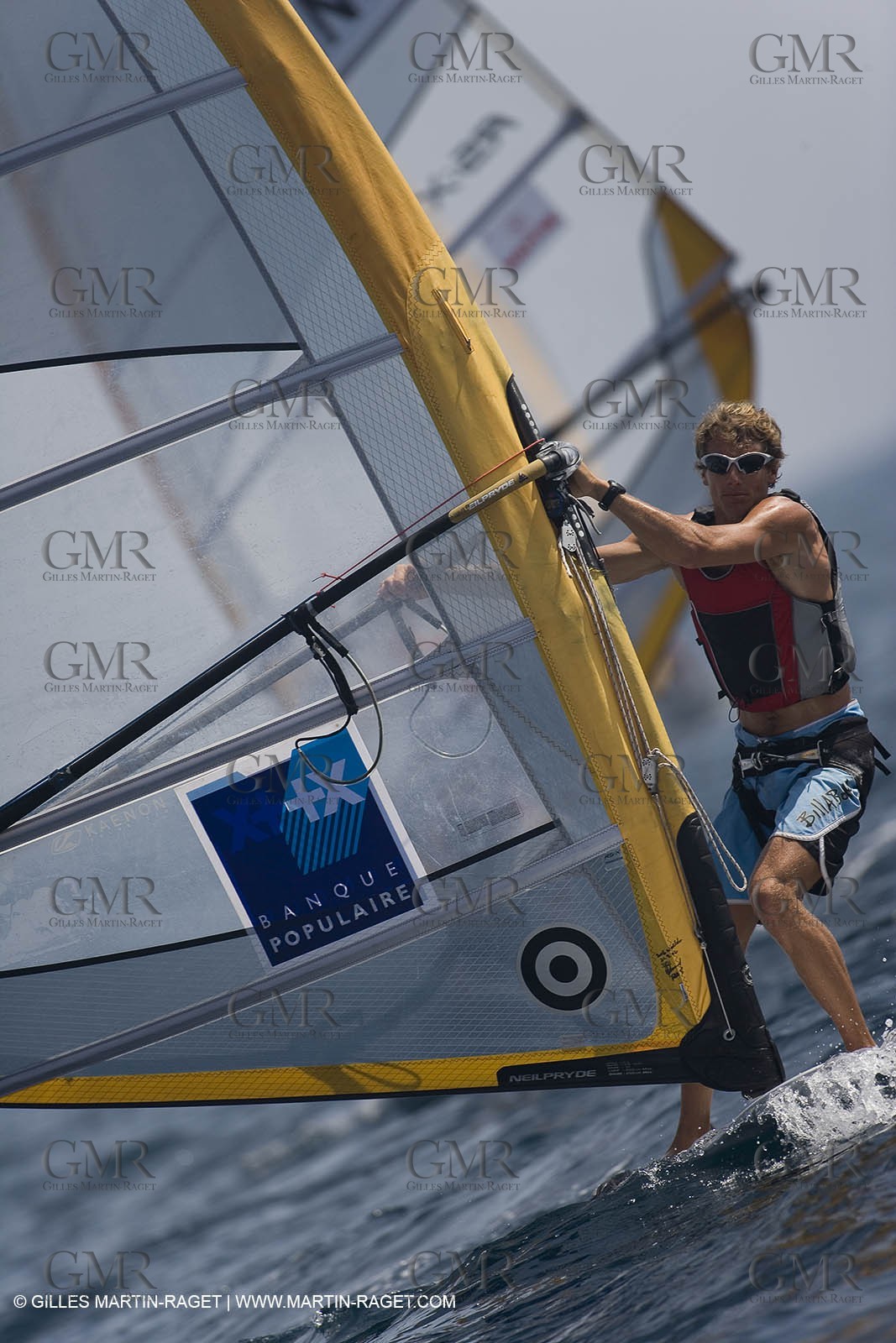 25 04 2007 - 2007 Semaine Olympique Française - Hyères (South of France) - Day 4 - Team France - RS:X - Huguet Nicolas