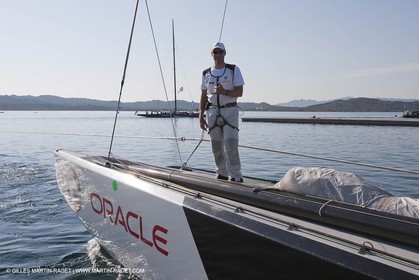 19 05 2010 - La Maddalena (ITA, Sardinia) Louis Vuitton Trophy - BMW ORACLE Racing - Training