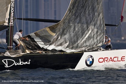 14 11 2010 - Dubai (UAE) - Dubai Louis Vuitton Trophy -  BMW ORACLE Racing - Training - Race Day 1