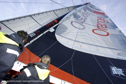 Orange II  - 2005 Jules Verne Trophy - Training in Bay of Biscay