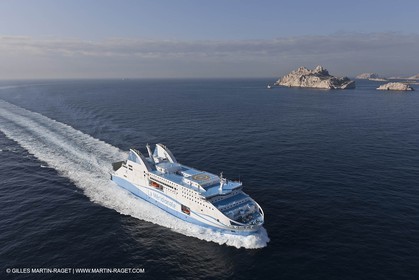 14 01 2012 - Marseille (FRA,13) - La Meridionale shipping company - the Piana off Marseille and the Calanques