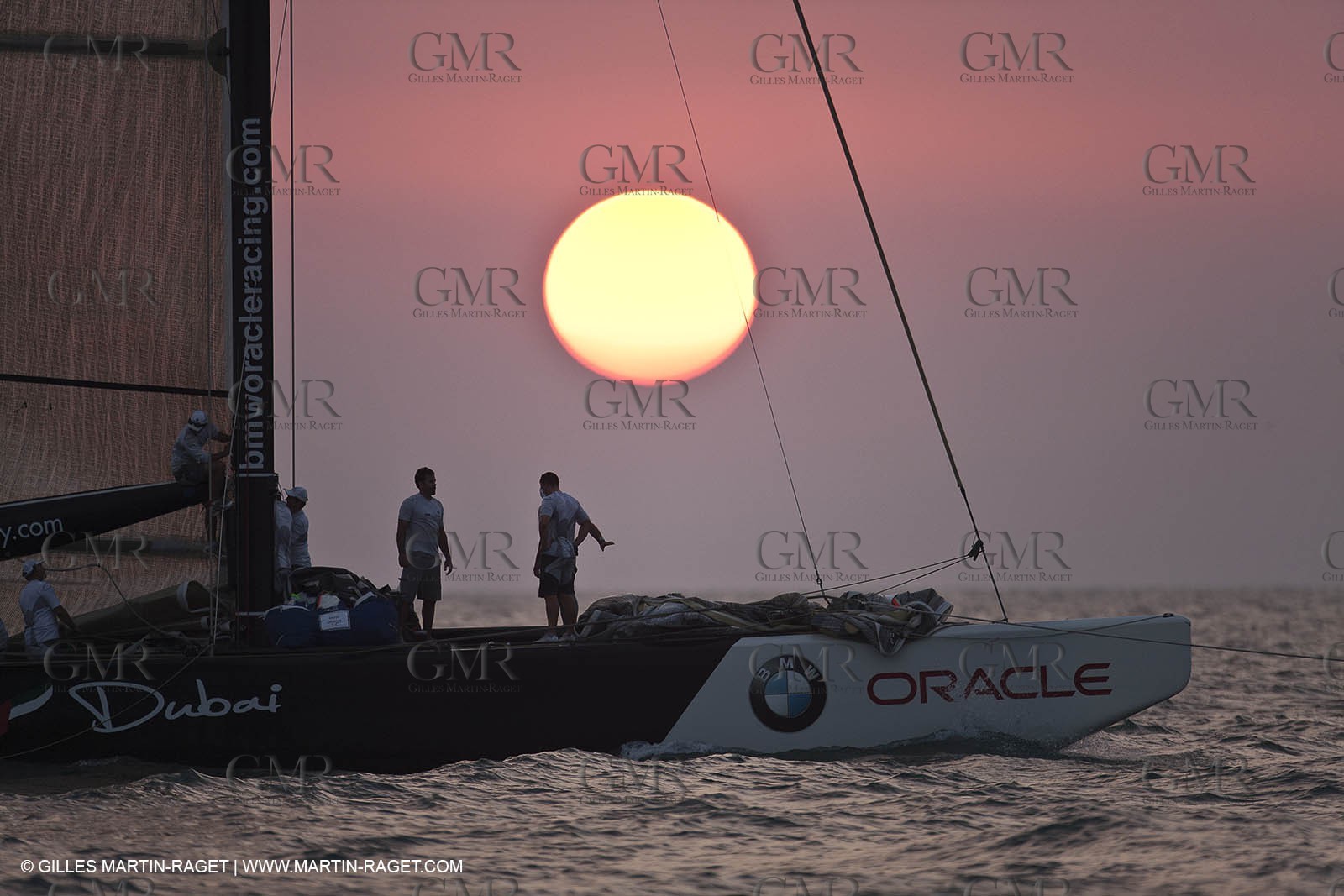 14 11 2010 - Dubai (UAE) - Dubai Louis Vuitton Trophy -  BMW ORACLE Racing - Training - Race Day 1