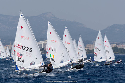 09 07 2023, Marseille (FRA), Paris 2024 Sailing Test Event, Race Day 1,  ILCA 7