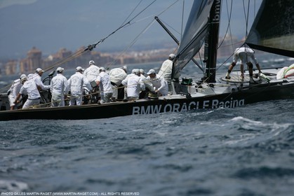 14 05 2007-Valencia (Spain)- 32nd America's Cup - Louis Vuitton Cup - Semi-final - Day 1 - BMW ORACLE racing