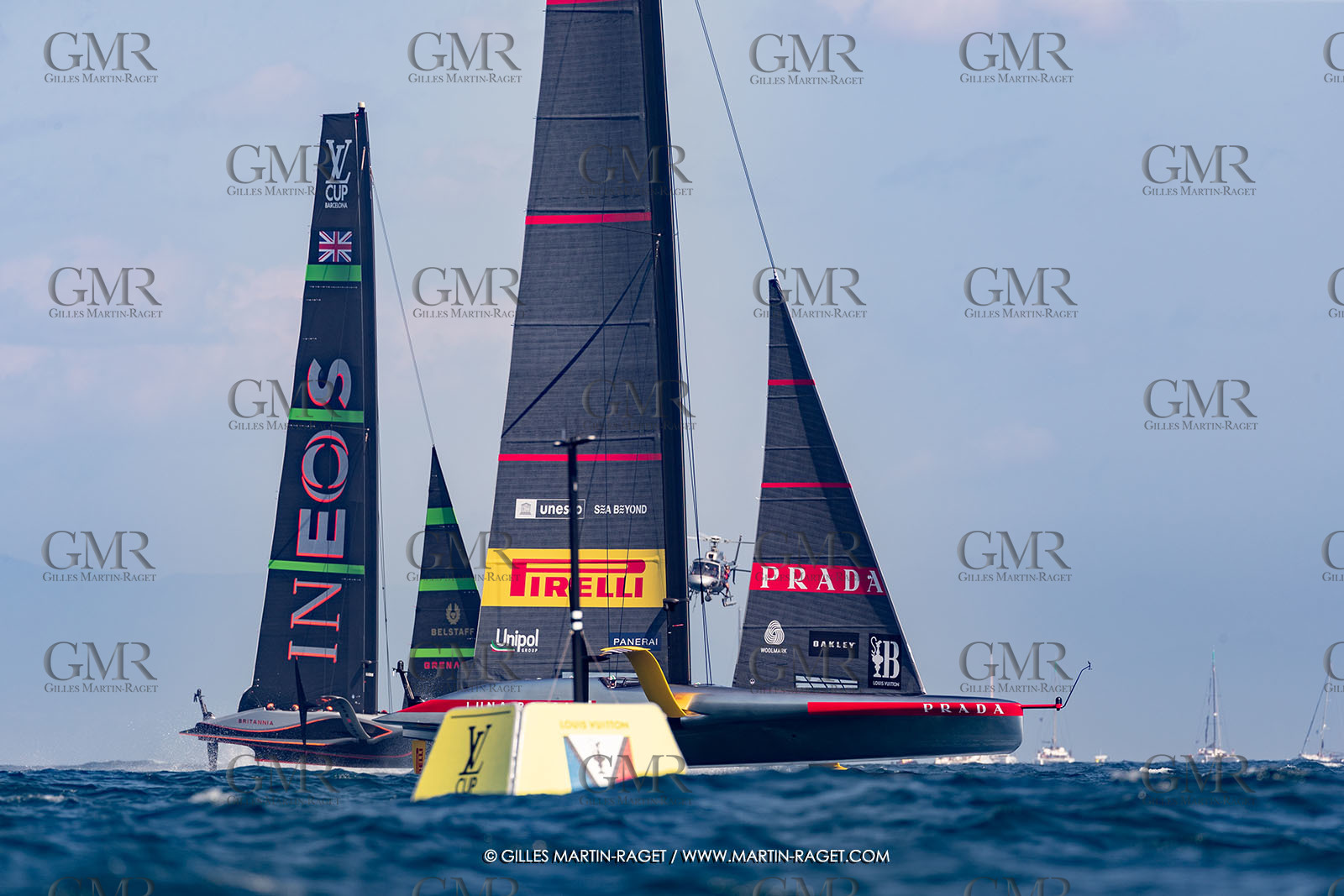 26 09 2024, Barcelona (ESP), 37th America's Cup, Louis Vuitton Cup Final, Race Day 1