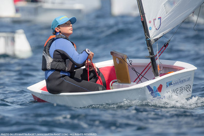 14 04 2016, Marseille (FRA,13), SNIM Dériveurs, Coupe Internationale de Printemps Optimist, Day 4