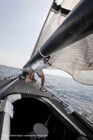 19 05 2010 - La Maddalena (ITA, Sardinia) Louis Vuitton Trophy - BMW ORACLE Racing - Training