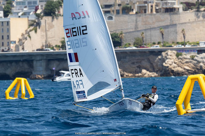 15 07 2023, Marseille (FRA), Paris 2024 Olympic Games Sailing Test Event, Day 6, Ilca 7 Medal race
