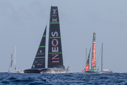 16 10 2024, Barcelona (ESP), Louis Vuitton 37th America's Cup, Final Match, Race Day 4, Race 6