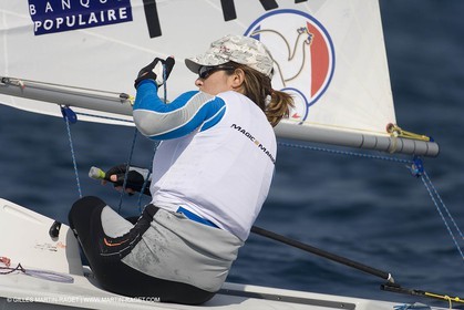 22 04 2007 - 2007 Semaine Olympique Française - Hyères (South of France) - Day 1 - Team France - Laser Radial - De Turckheim Sophie