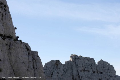 18 04 2009 - Marseille (FRA, 13) - Les Calanques - Arrête victor Martin et crête des Lames