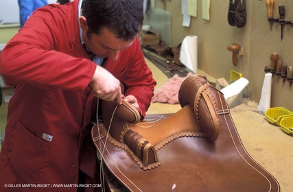 Camargue saddle making