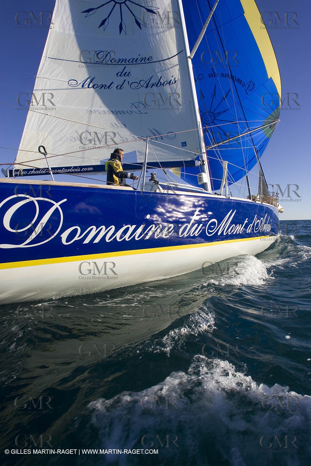 15 02 2007 - La Grande Motte (FRA) - Onedesign Figaro II - Thierry Duprey du Vorsent (Domaine de Monts d'Arbois)