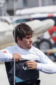 15 04 2024, Marseille (FRA), présentation des sélectionnés olympiques français en voile pour les Jeux Olympiques de Paris 2024. Tim Mourniac